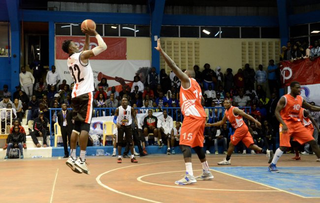 Tom Wamukota who was named as the Most Valuable Player scored 20 points for Nairobi Morans against Kampala. (Photo by Alex Wafula)